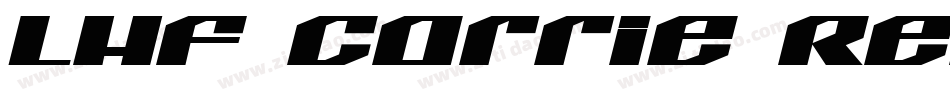 LHF Corrie Regular字体转换